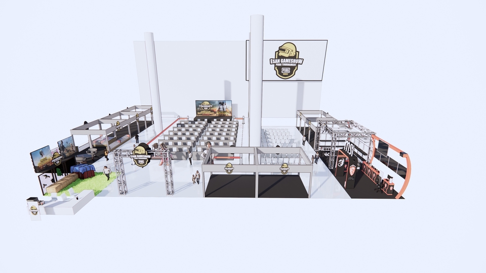 3D Perspective - ขึ้นงาน 3D  Perspective / BOOTH ,แบบบ้าน,สวน,คอนโด ,  event exhibition 3d/2d /  อื่นๆ  - 15