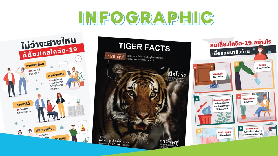 Infographics - ออกแบบ Infographic/Poster ทุกประเภท - 1