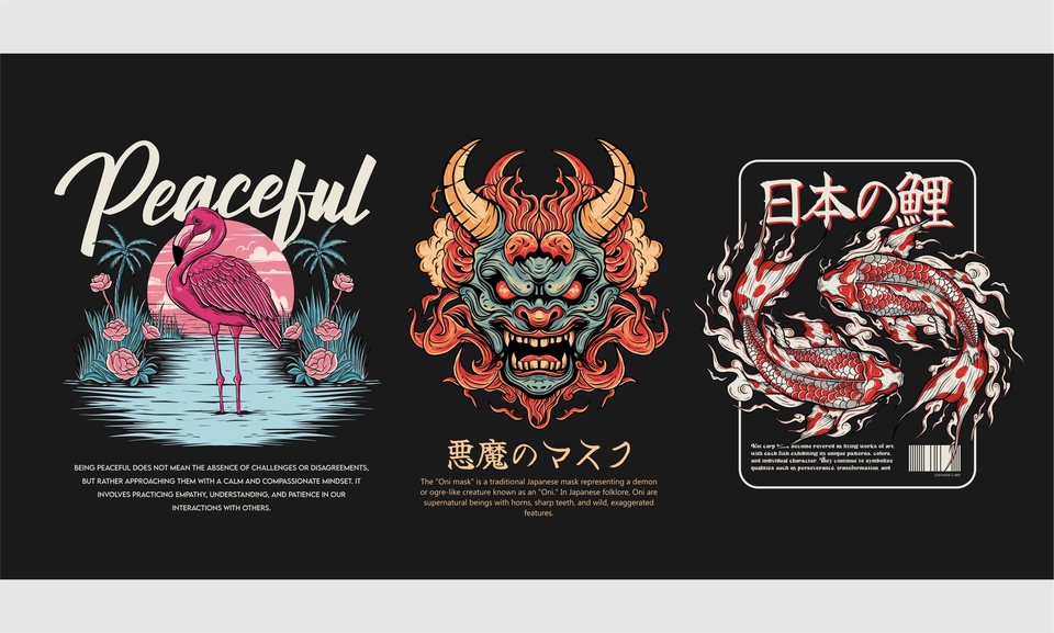 Desain Kaos & Motif - Desain Kaos Streetwear / Streetwear T-shirt Design - 7