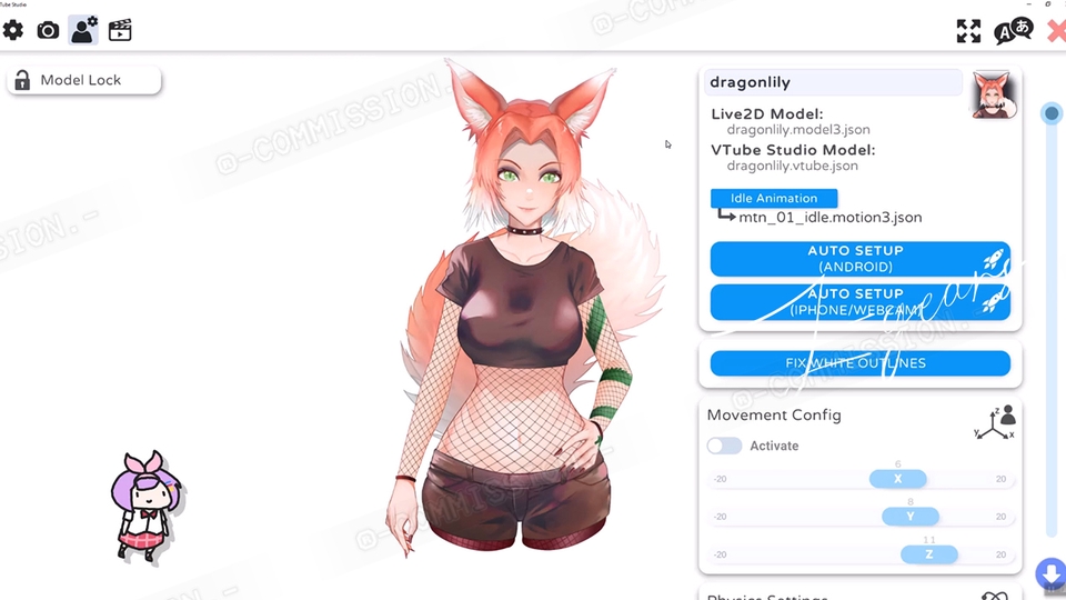 ออกแบบ Character & Mascot - Live2D Character Design Avatar Animation for Vtuber - 4