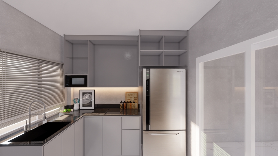 ทำโมเดล 3D - Furniture Built-in - 15