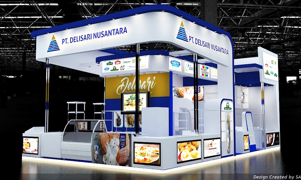 3D & Perspektif - Exhibition/stall Booth Design - 3