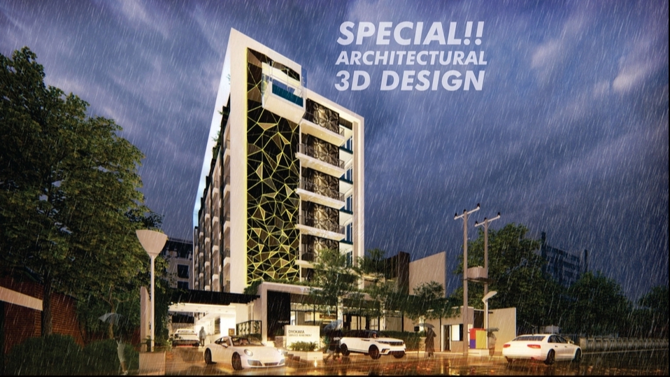 3D & Perspektif - Desain 3D Arsitektural  - 2