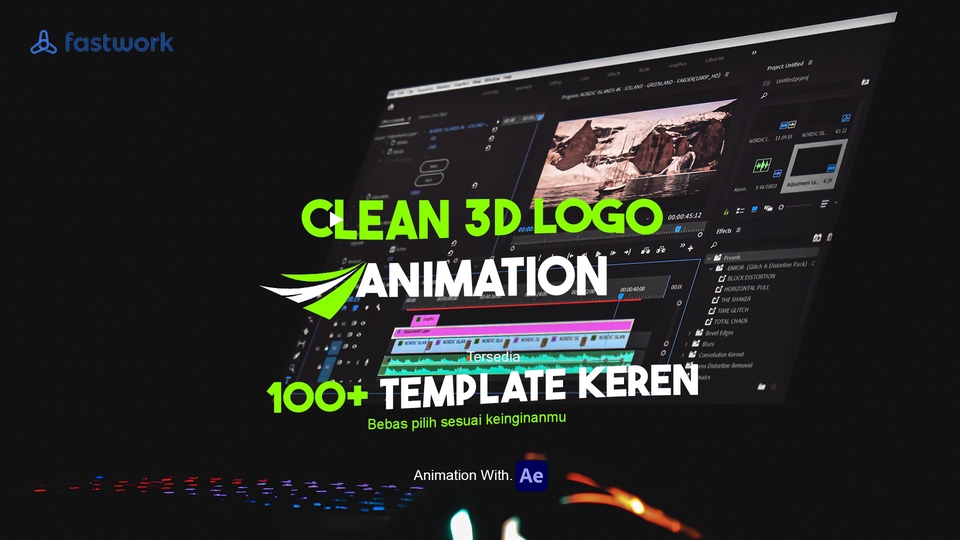 3D & Animasi - Premium Logo Animation 1 Hari Jadi - 1