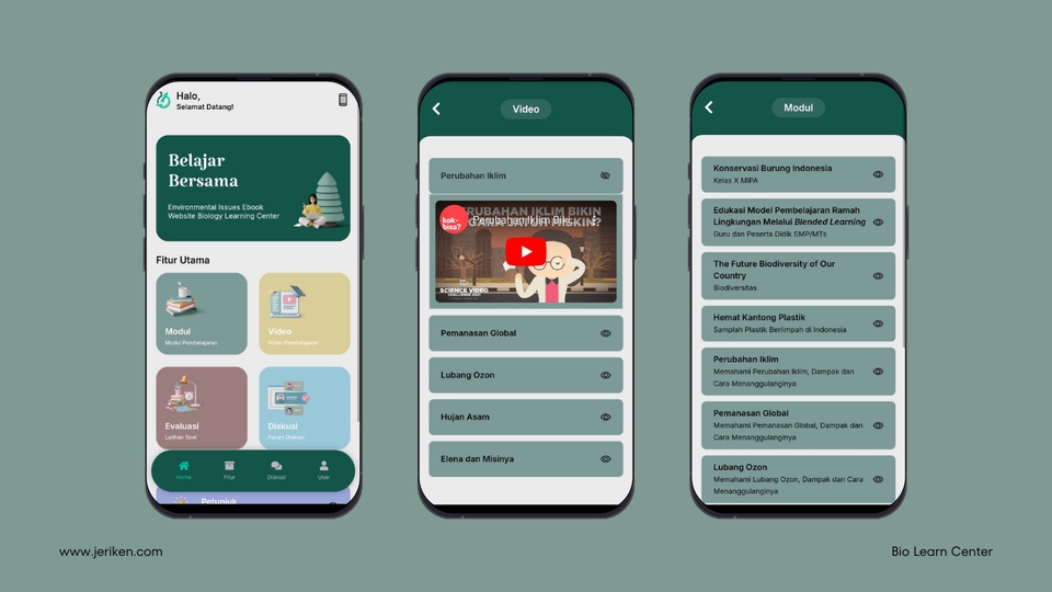 Jasa pembuatan aplikasi mobile untuk belajar bersama dengan fitur lengkap.