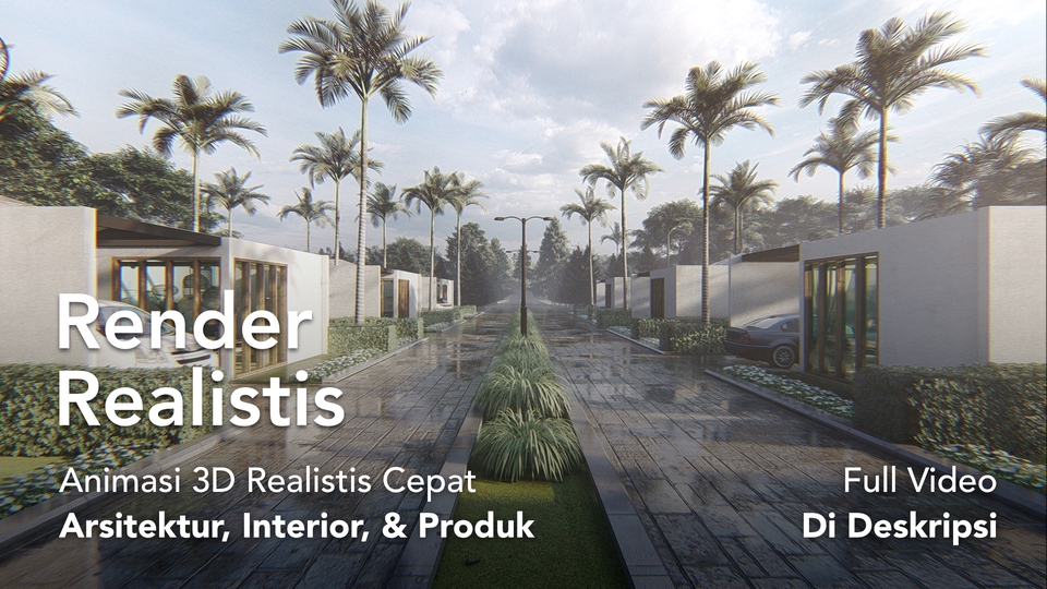 3D & Animasi - CEPAT! Animasi 3D Arsitektur & Interior Realistis 5 Hari Jadi - 1