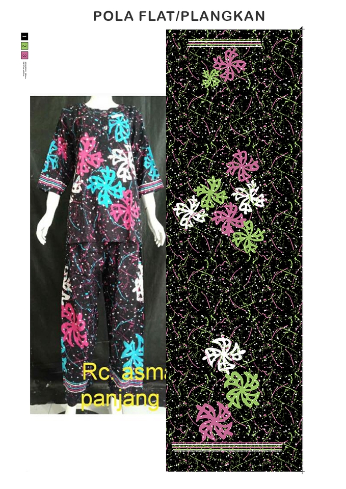 Desain Kaos & Motif - Desain pattern batik, tekstil, dan kain pantai. - 6