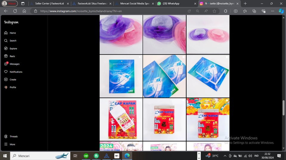 Jasa Desain Banner Instagram untuk Promosi Bisnis Online Anda