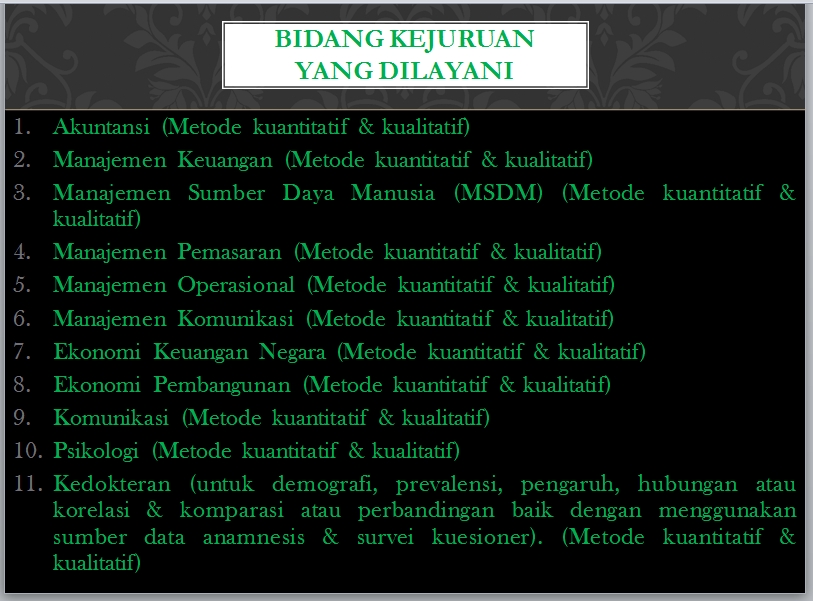 Jasa Lainnya - Konsultasi & Penulisan Skripsi, Tesis & Disertasi Reguler & Internasional - 2