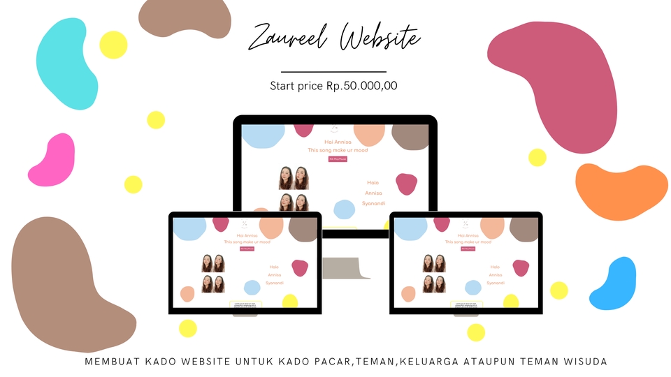 Web Development -  Kado Website untuk Pacar, Wisuda, Ulang Tahun, Kelarga - 4