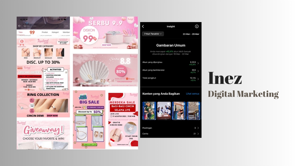 Jasa Digital Marketing terbaik untuk membantu bisnis Anda berkembang di Instagram dan Facebook, termasuk jasa pasang iklan Facebook Ads, Instagram Ads, dan Google Ads.