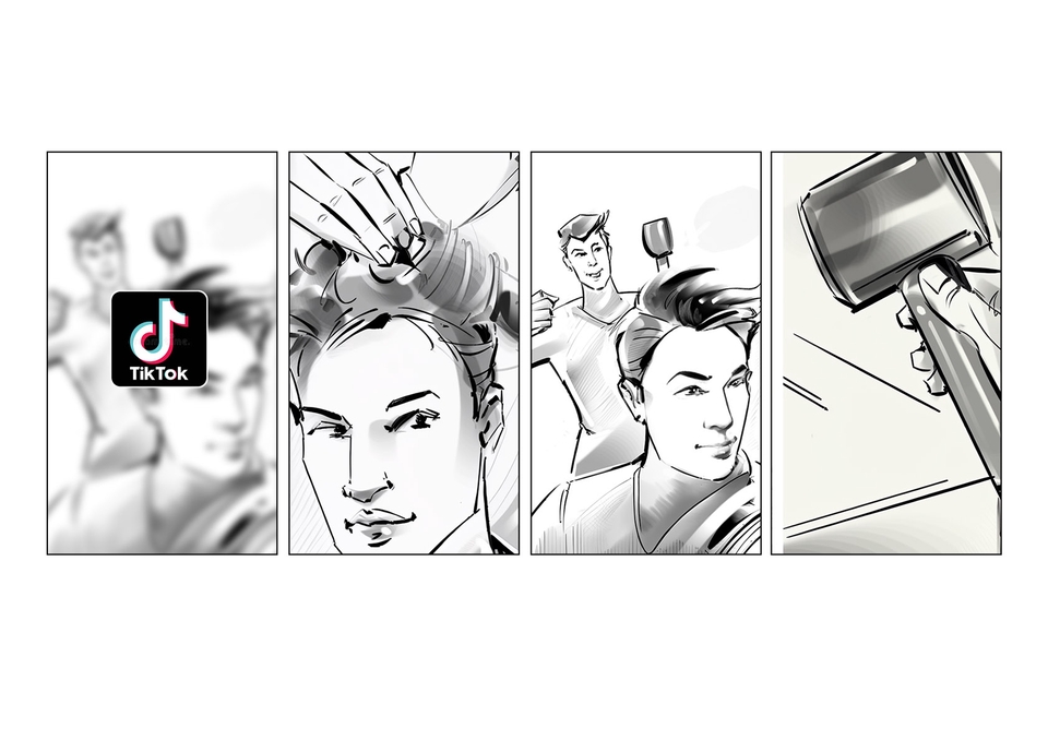 วาด/ออกแบบสตอรี่บอร์ด - Storyboard For Advertising. - 28