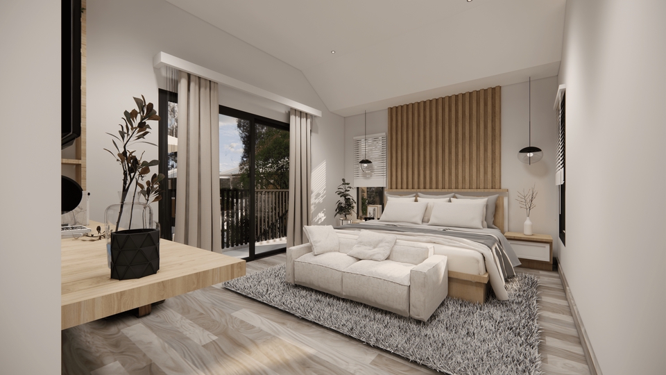 ออกแบบตกแต่งภายในและภายนอก - ออกแบบภายใน เขียนแบบ แปลน ภาพเรนเดอร์ 3D Perspective - 13