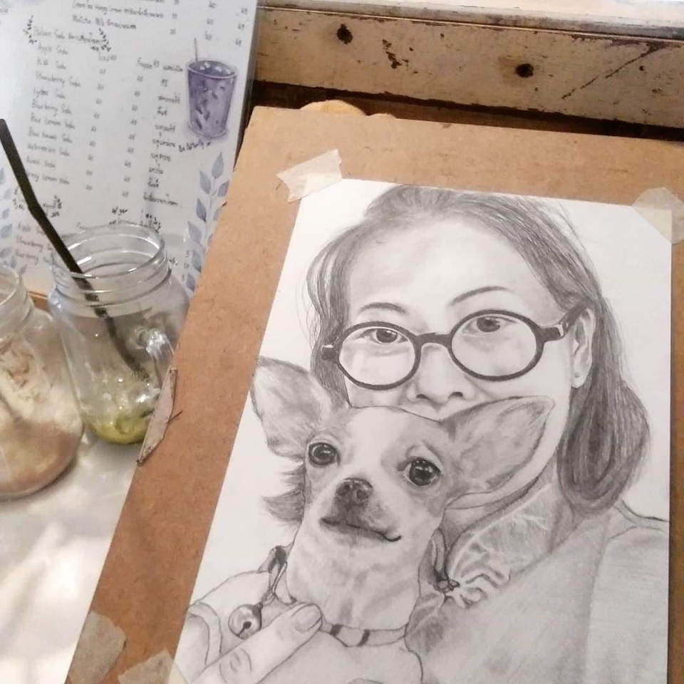 วาดภาพประกอบ - วาดภาพเหมือน Drawing ภาพวาดสีน้ำ - 15