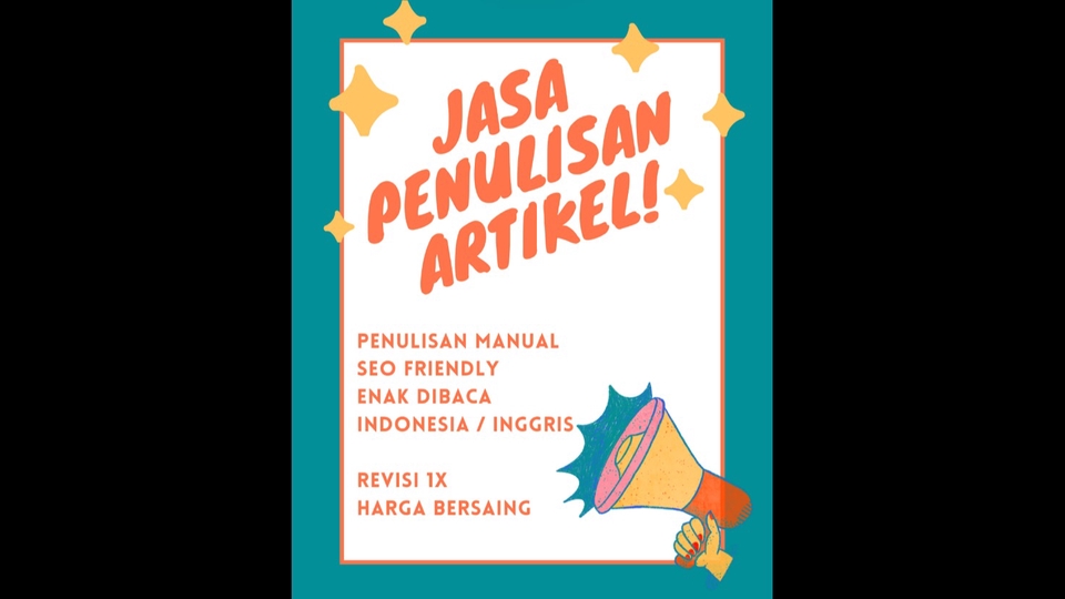 Penulisan Konten - Jasa Penulisan Artikel Bahasa Indonesia / Bahasa Inggris All Topic! Start dari 10 Ribu!  - 1