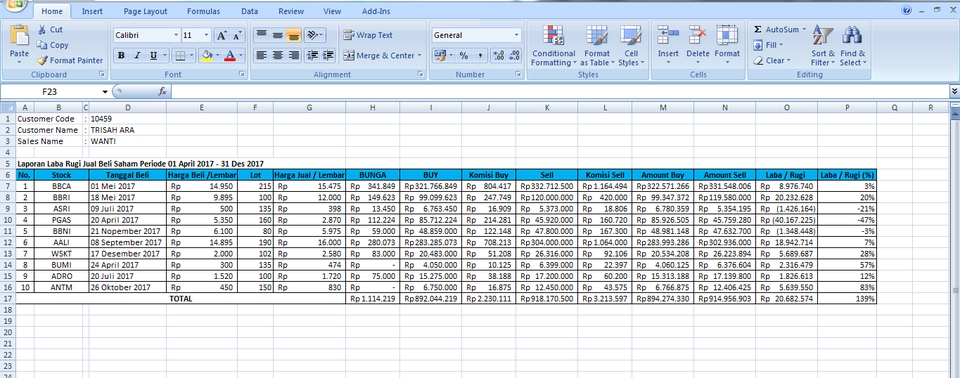 Entri Data - Entri Data Microsoft Excel - 3