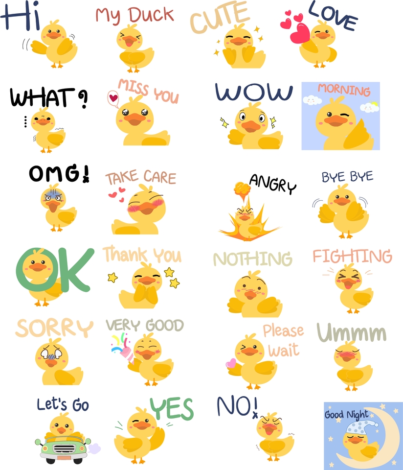 ออกแบบ LINE Sticker - รับวาด ออกแบบ Sticker Line น่ารักๆ ราคาประหยัด ตามแบบที่ลูกค้าต้องการ - 11