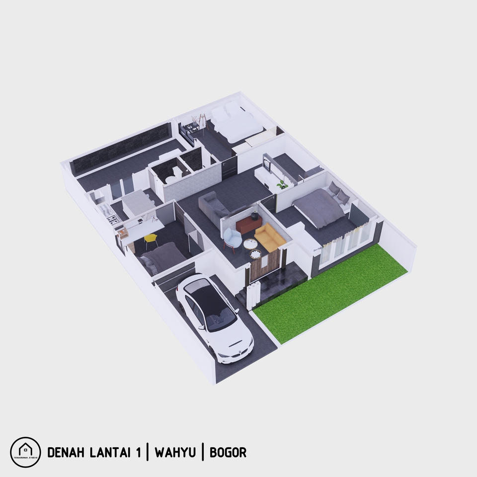 CAD Drawing - JASA DESAIN RUMAH TINGGAL,TOKO,RUKO,OFFICE GAMBAR 2D/3D, DED DAN RAB, HARGA PER 70 M2,DALAM 1 MINGGU - 13