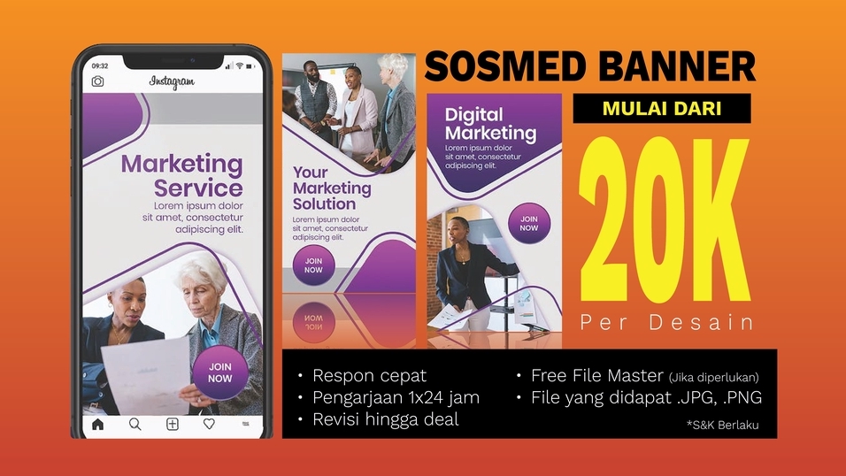 Banner Online - Desain Banner sesuai kebutuhan - 1