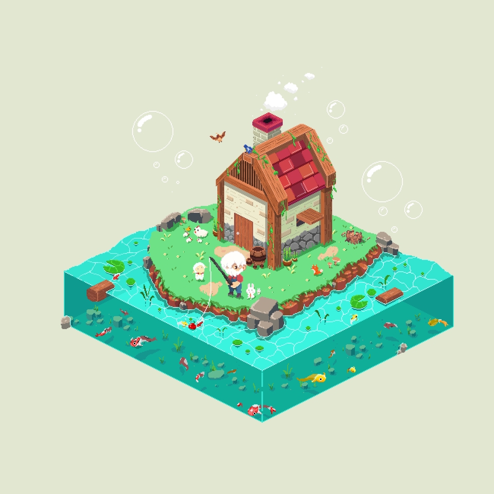 วาดภาพประกอบ - รับออกแบบตัวละคร หรือจ้างอื่นๆ เกี่ยวกับ Pixel art ราคาไม่แพง คุยกันได้งับ - 15