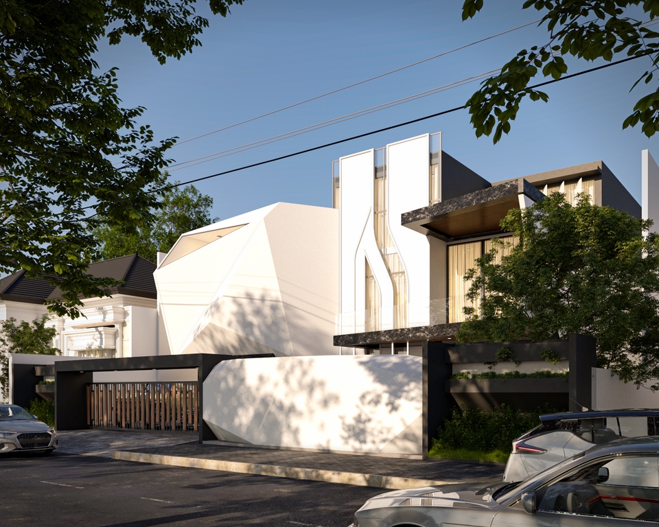3D & Perspektif - Render realistis eksterior rumah, apartemen, dan perumahan developer. - 21