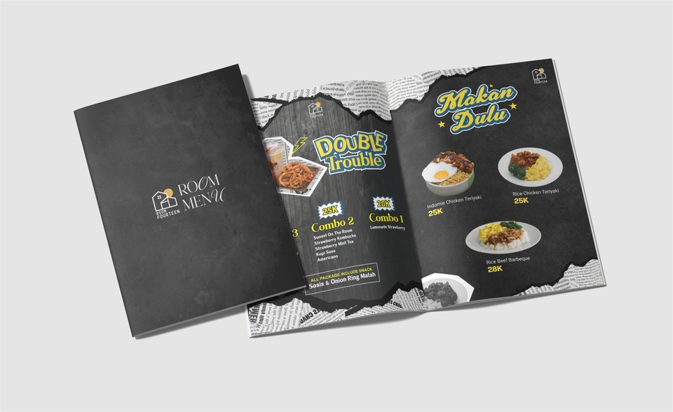 Digital Printing - Desain Aesthetic Menu Cafe/Coffeeshop/resto  - 3