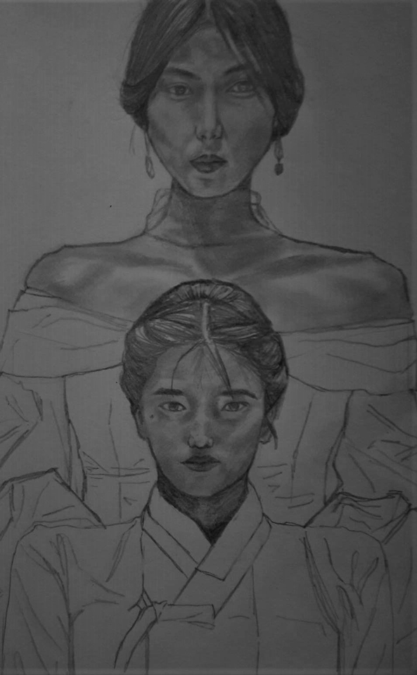 วาดภาพเหมือน Portrait - วาดภาพเหมือนคนขาวดำคลาสสิค - 8