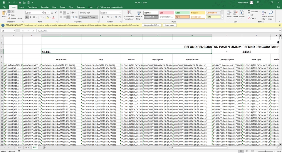 Entri Data - Konsultasi Formula, Macro dan Code VBA pada Excel - 5