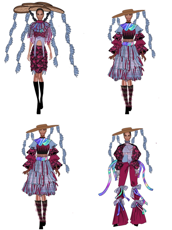 Desain Kaos & Motif - Design Busana Ilustrasi - 6