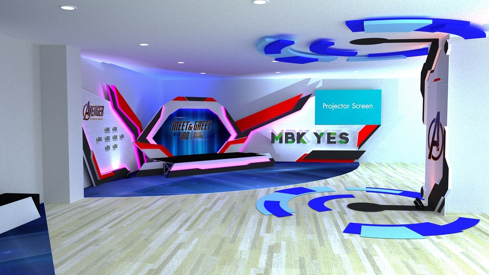3D Perspective - ออกแบบภาพ 3 มิติ งานอีเว้นท์/ งานสัมมนา/ งานเลี้ยง/ งานแต่ง/ งานจัดแสดงสินค้า/ งานเทศกาล/ Display - 10