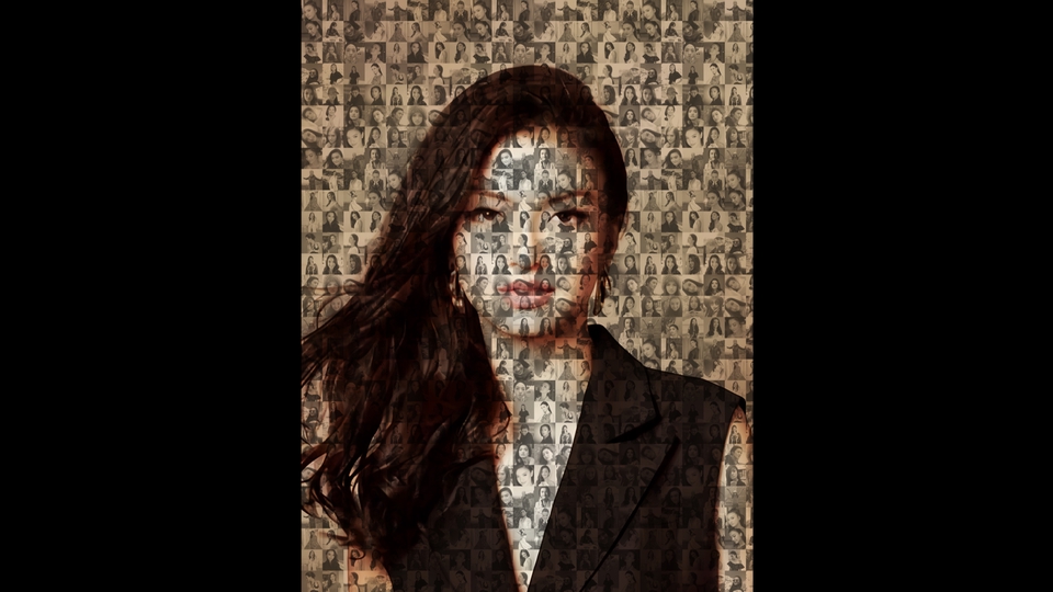 Gambar Mosaic Foto Potrait