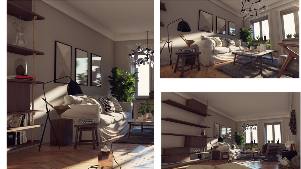Jasa Desain Interior Rumah Minimalis hingga Modern - DESAIN INTERIOR (3D, RENDER, GAMBAR KERJA)