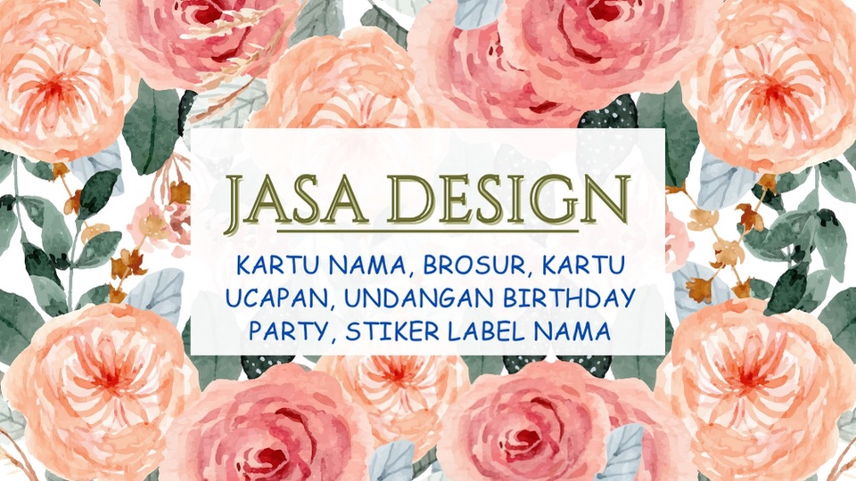 Digital Printing - Design Kartu Nama, Label Nama, Kartu Ucapan, Brochure - 2
