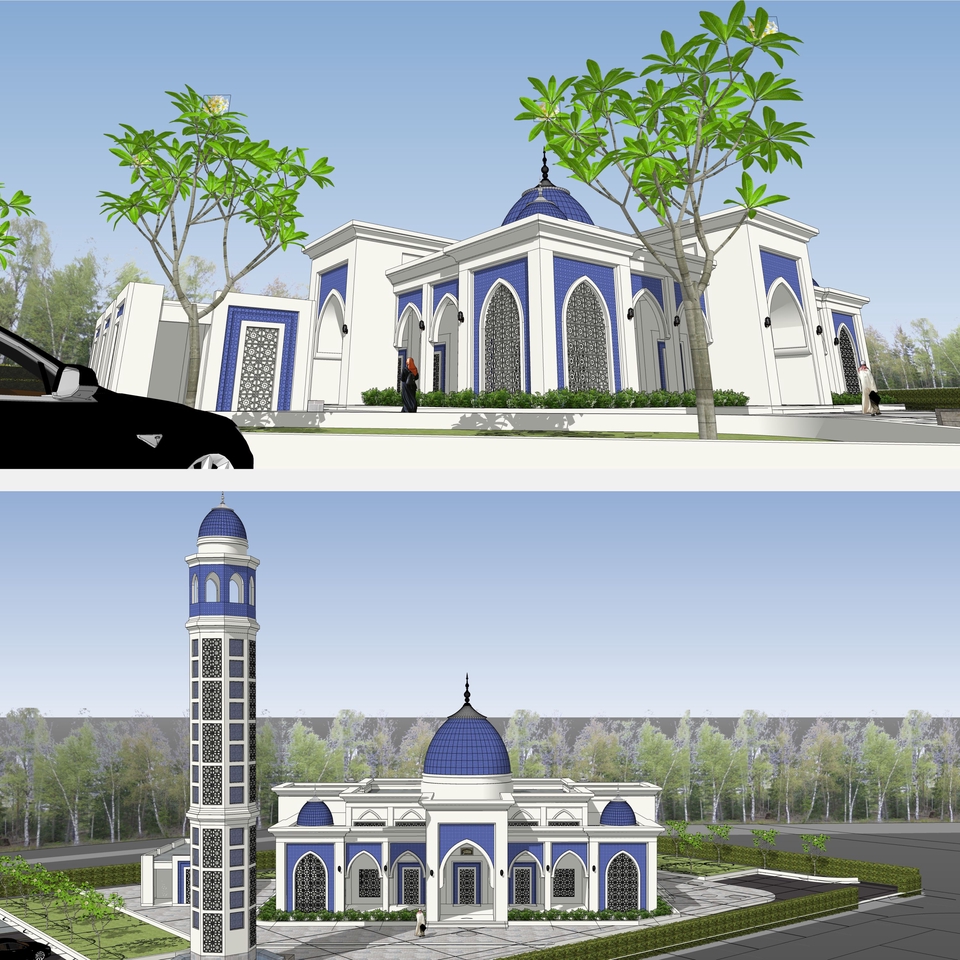 3D & Perspektif - JASA 3D SKETCHUP MODELING | RENDERING V-RAY | VISUALISASI ARSITEKTURAL - 11