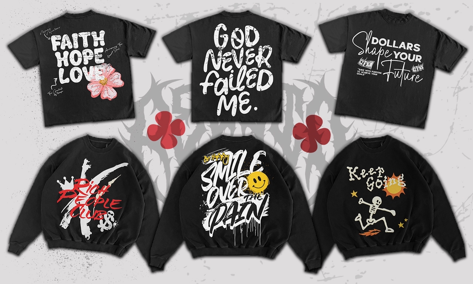 Desain kaos distro pria keren dengan berbagai pilihan desain dan warna