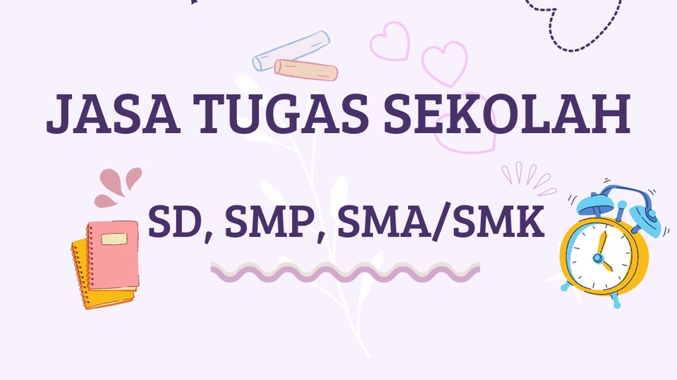 Pengetikan Umum - JASA TUGAS SEKOLAH (SD, SMP, SMA/ SMK) - 1