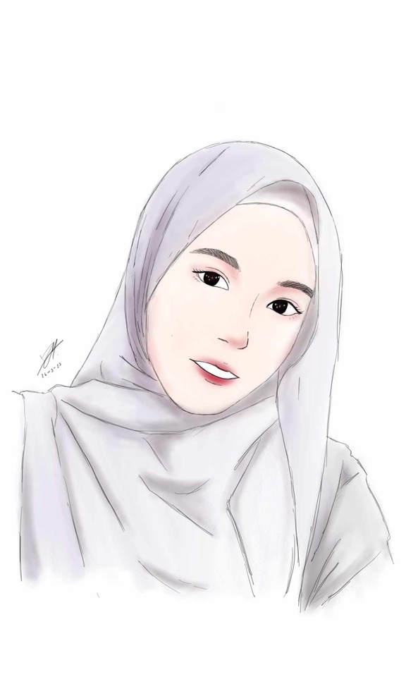 วาดภาพเหมือน Portrait - รับวาดภาพเหมือนจากรูปภาพของคุณ sketch portrait - 14