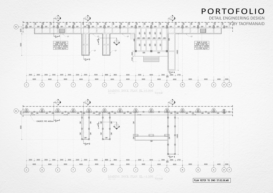 CAD Drawing - Jasa Drafter Arsitektur-Interior-struktur (CAD  Drawing)  - 29