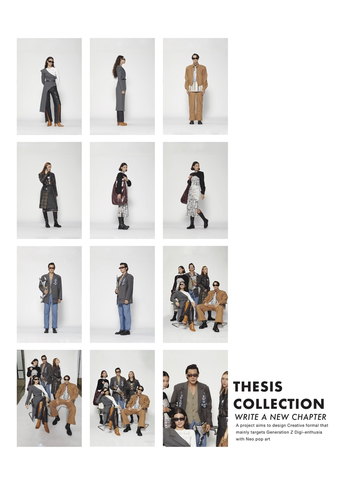 วาด/ออกแบบแพทเทิร์นเสื้อผ้า - fashion design ออกแบบแฟชั่น - 2