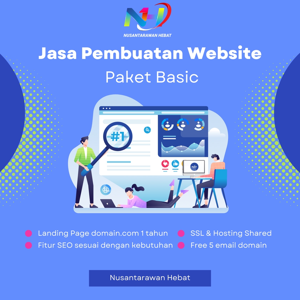 Web Development - JASA PEMBUATAN WEBSITE WORDPRESS MURAH & CEPAT 2 HARI JADI - NUSANTARAWAN HEBAT - 2