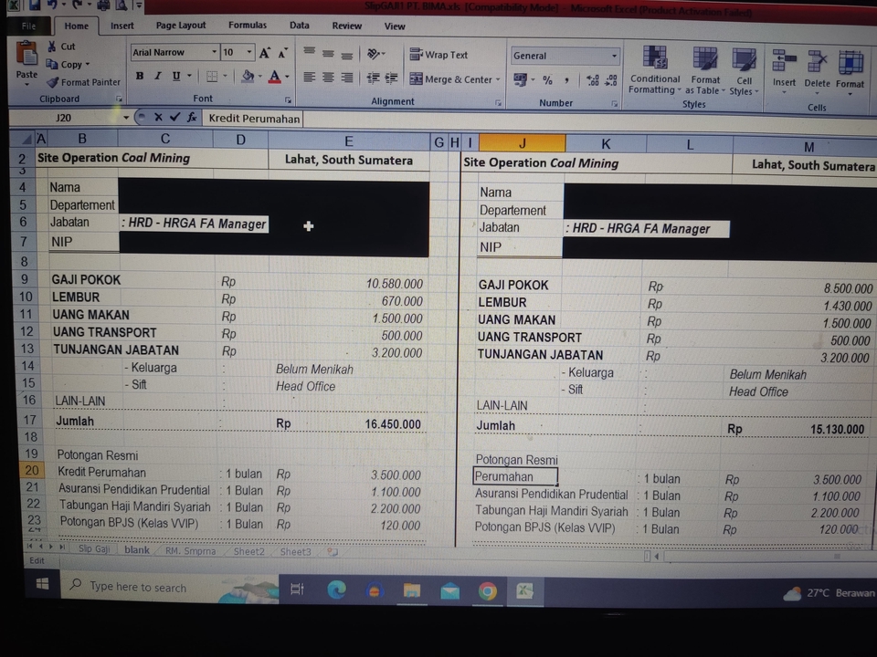 Entri Data - OLAH DATA MENTAH KE EXCEL - 4