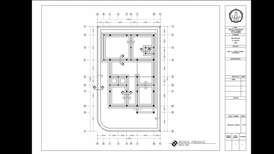 CAD Drawing - GAMBAR KERJA DAN IMB - 4