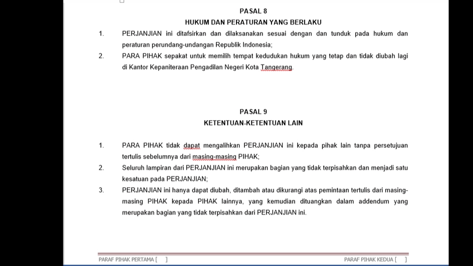 Hukum - Pembuatan / Penyusunan Berbagai Macam Kontrak, Express Gratis Konsultasi - 6