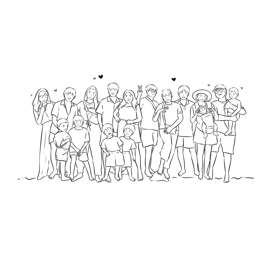 วาดภาพลายเส้น - รับวาดภาพลายเส้น สไตล์มินิมอล - 29