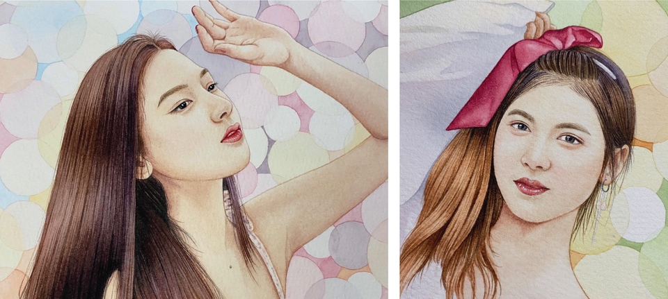 วาดภาพเหมือน Portrait - รับวาดภาพเหมือนสีน้ำ (คน/สัตว์/สิ่งของ/วิว) เริ่มต้น 500 บาท - 5