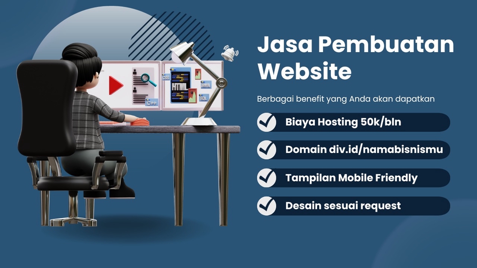 Web Development - Jasa Pembuatan Web Landing Page untuk UMKM, Toko Online, Company Profile, Katalog, dll. - 1