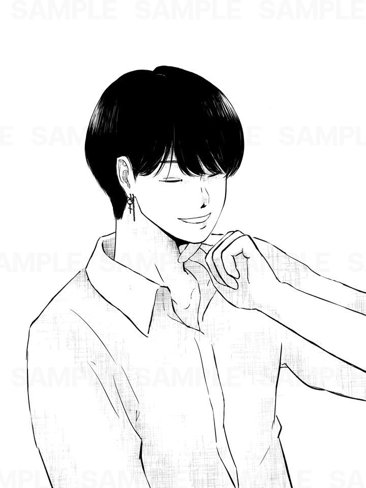วาดแฟนอาร์ต - รับวาดแฟนอาร์ตสไตล์ญี่ปุ่นในรูปแบบขาวดำ - 11
