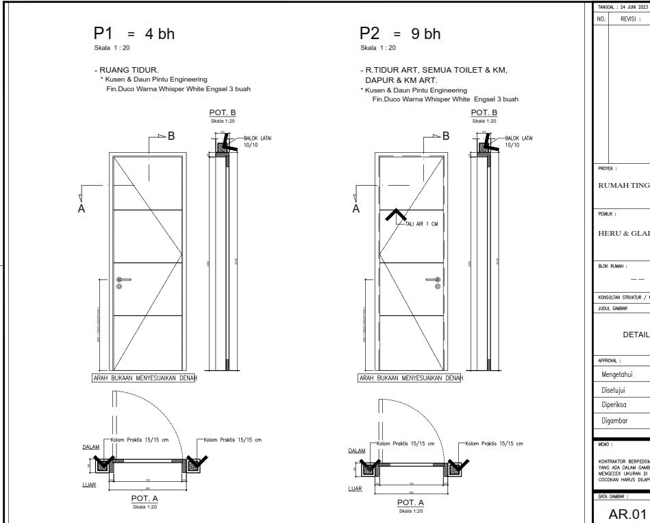 CAD Drawing - Jasa Gambar Perencanaan, Gambar Kerja DED, Asbuilt, 3D Modeling & Rendering (5 hari selesai) - 11