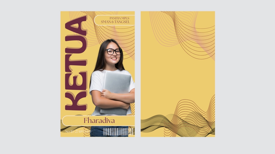 Desain ID Card - Design ID Card Kepanitiaan/Jabatan - 6
