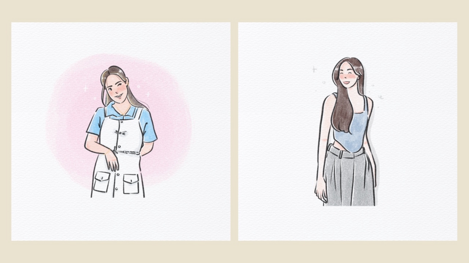 วาดแฟนอาร์ต - วาดภาพแนวสีน้ำ Digital Water Color - 6